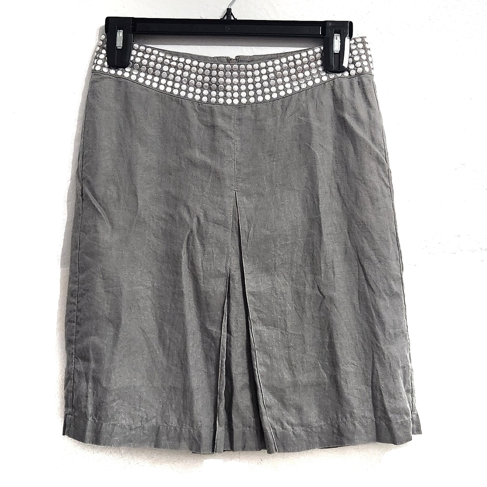 Noa Noa Gray Pleated Skirt